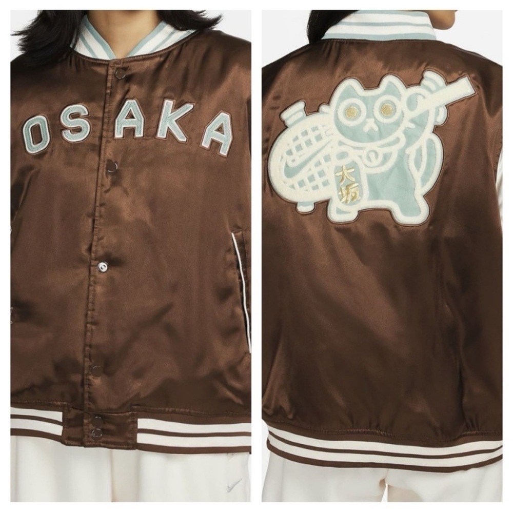 NWT Naomi Osaka Women’s Varsity Jacket - Picture 3 of 4